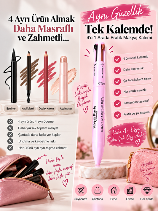 MagicLiner™ – 4'ü 1 Arada Pratik Makyaj Kalemi