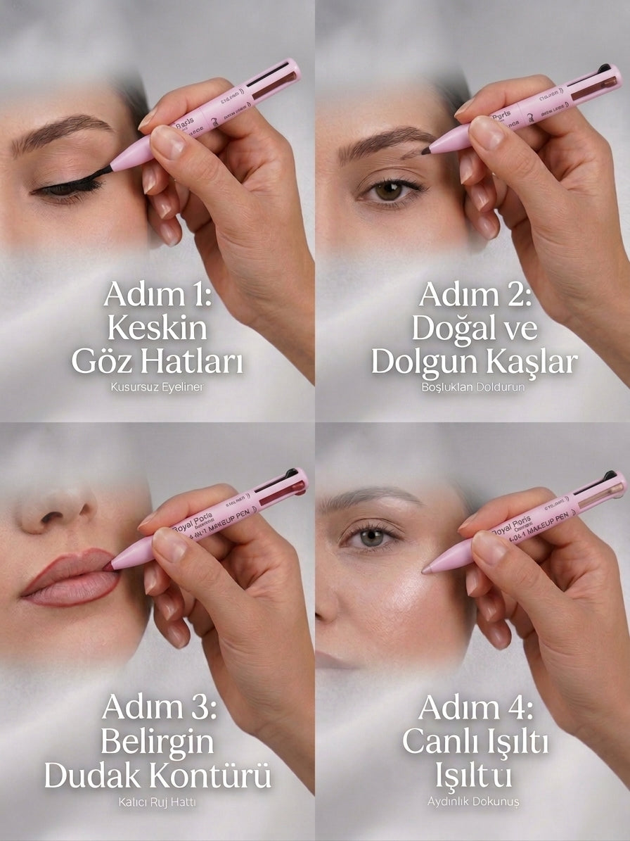 MagicLiner™ – 4'ü 1 Arada Pratik Makyaj Kalemi