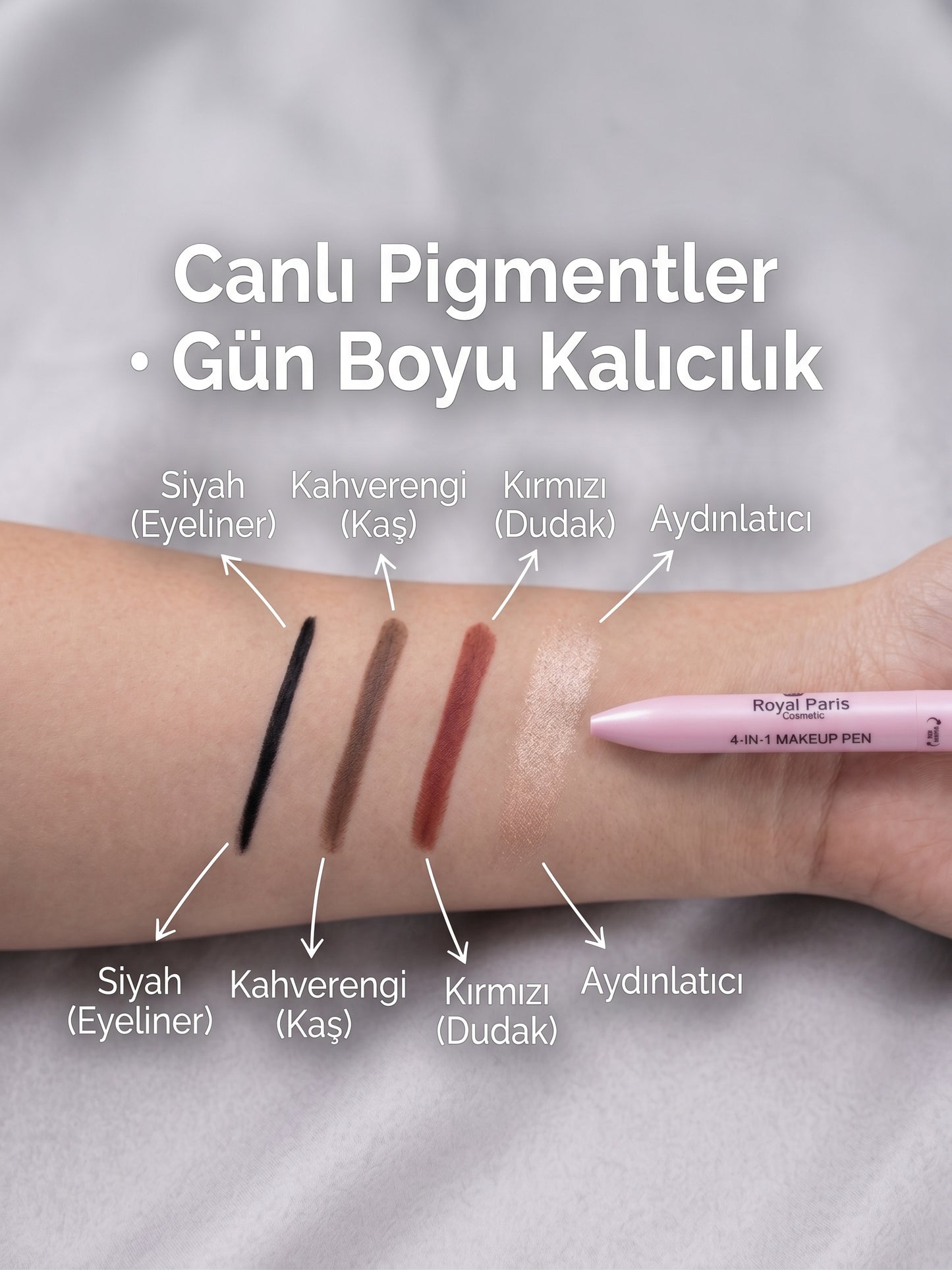 MagicLiner™ – 4'ü 1 Arada Pratik Makyaj Kalemi